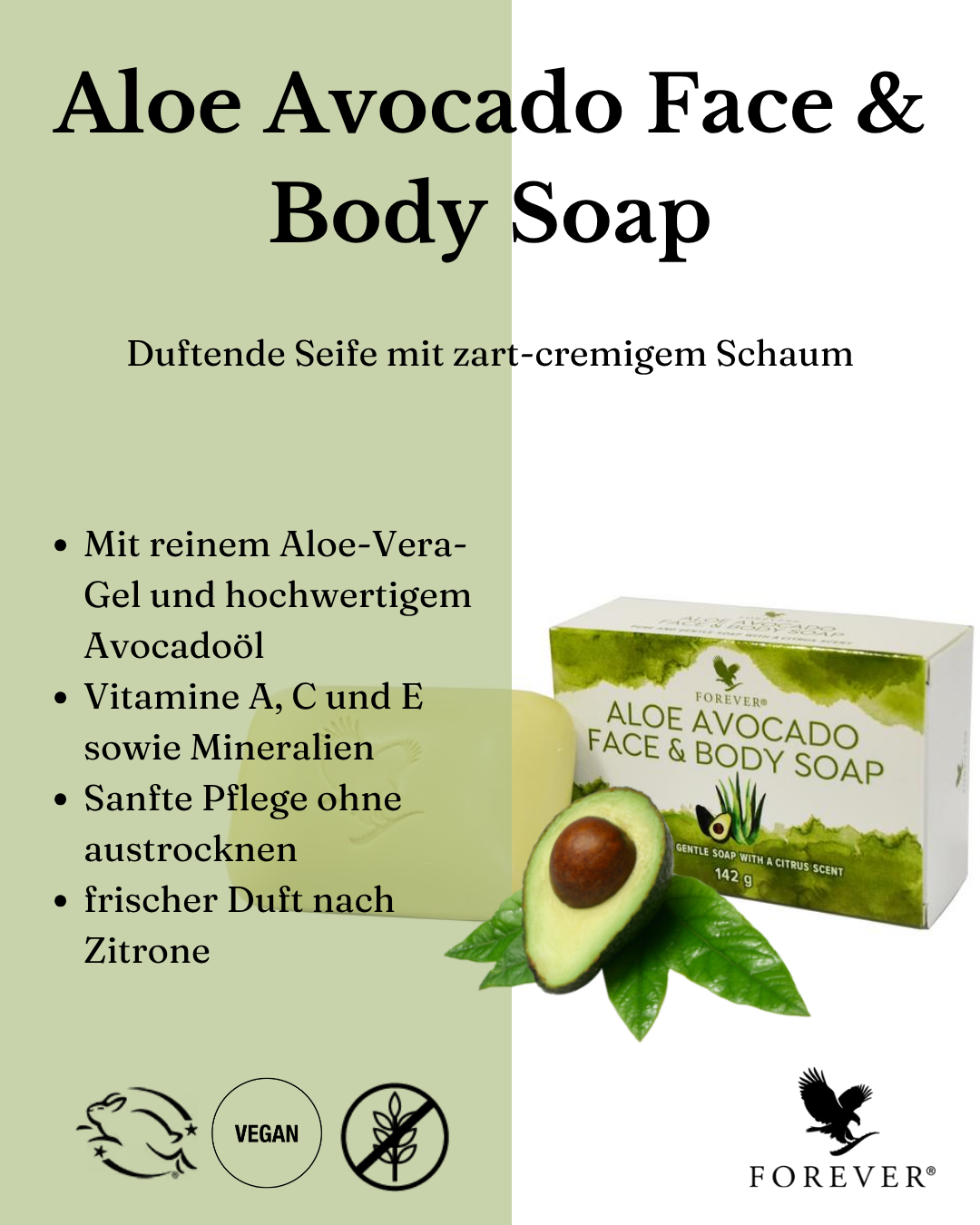 Aloe Avocado Face & Body Soap